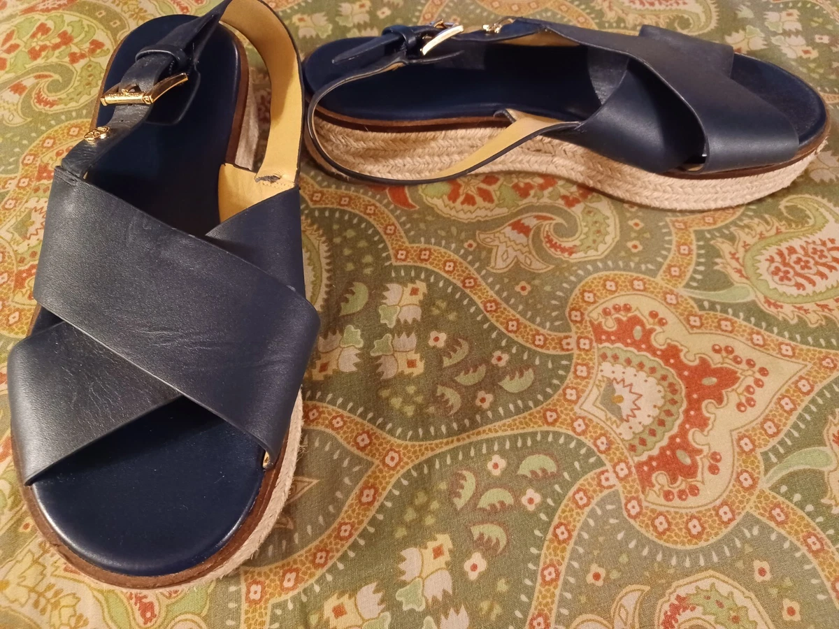 Michael kors hotsell navy blue sandals