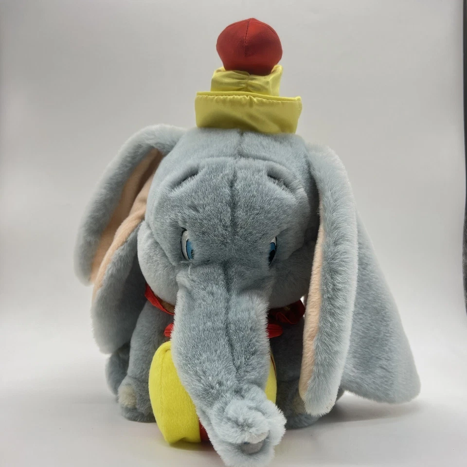 Disney Store Holiday Dumbo Plush W Gift And Squeak Hat Stuffed Animal Rare Toy - Image 2 of 4