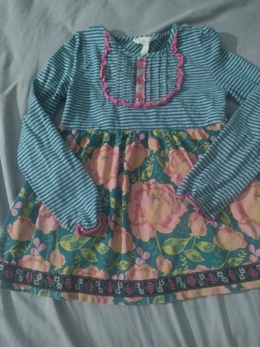 Matilda Jane Gallant Once Upon A Time Ruffle Back Tunic Size 8
