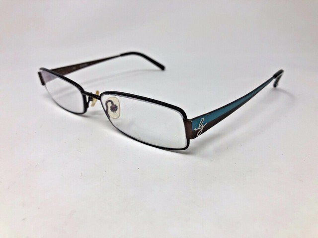 GUESS GU1581 Eyeglasses Frame Petite 52-16-130 Dark Brown/Blue Matte UD50 | eBay