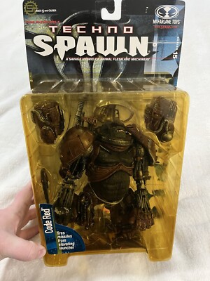 Mcfarlane Toys 1998 Series 15 Techno Spawn Code Red Monkey Action Figure