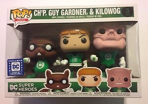 DC LEGION OF COLLECTORS GREEN LANTERN FUNKO POP Ch'p Guy Kilowog PoP 3 Pack Rare | eBay