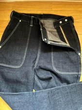 45R 45Rpm Sarouel Denim Pants Navy Cotton Women Gift From Japan