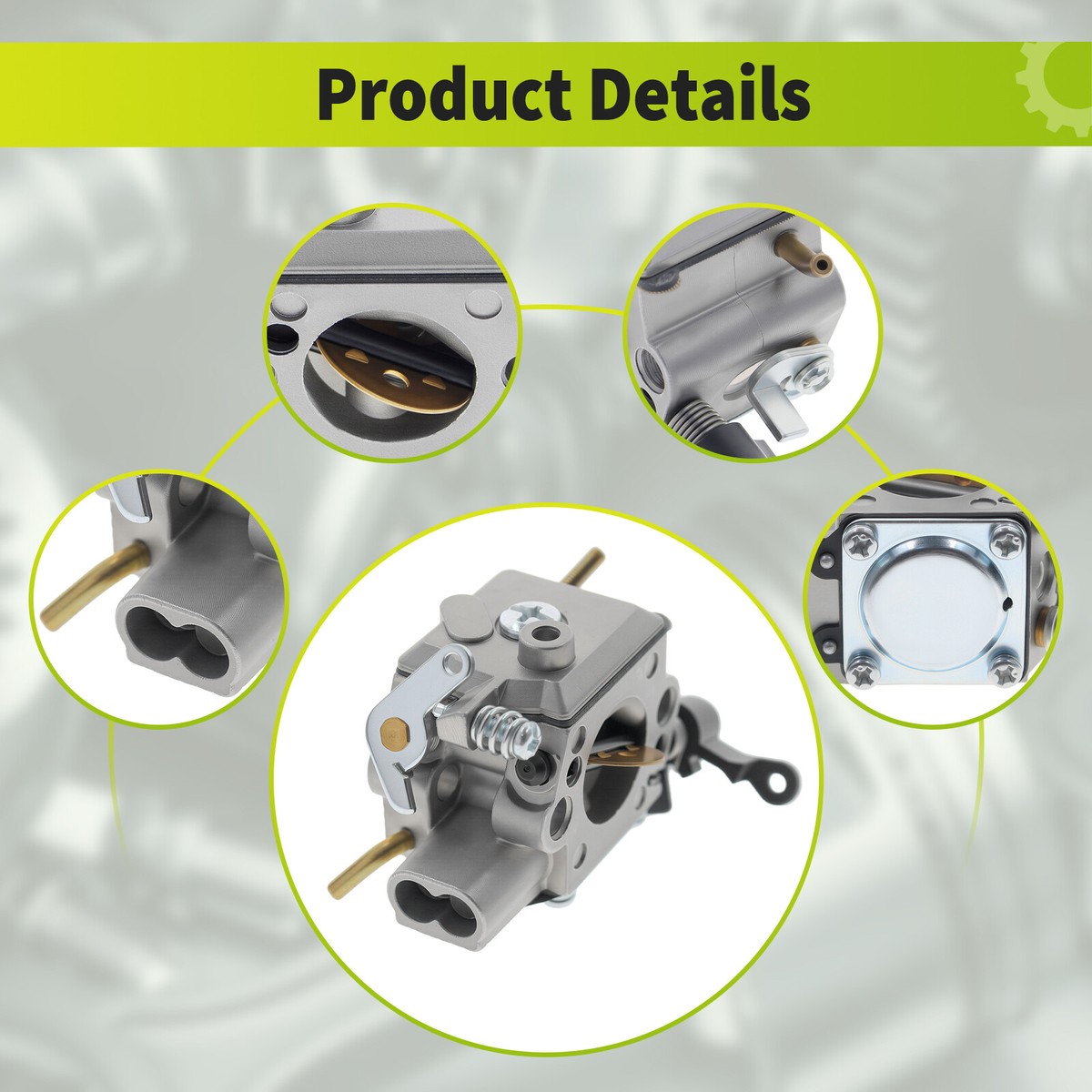 Carburatore WT-761-1 Adatto Per Carburatore Walbro Per Montaggio Sostituisce Alpina Star 44/55 Carburatore Decespugliatore - Foto 4