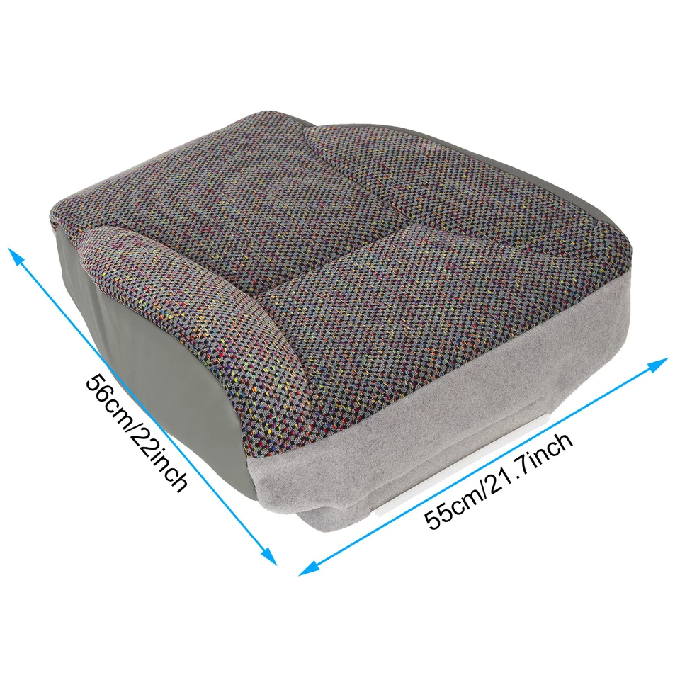 Cubierta de asiento de tela inferior de tela para Dodge Ram 1500 2500 3500 SLT 1998-2002 Foto 2 de 4