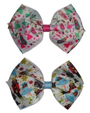 NEW Christmas Nutcracker Girls 4-Inch Hair Bow Clip