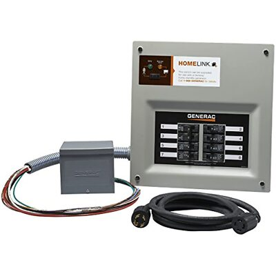 #ad Generac 6853 Home Link Upgradeable 30 Amp Transfer Switch Kit with 10#x27; Cord and $420.99