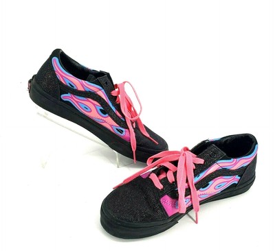 vans old skool sparkle flame