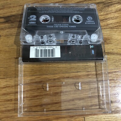 Celine Dion ~ These Are Special Times CASSETTE Tape Christmas Holy