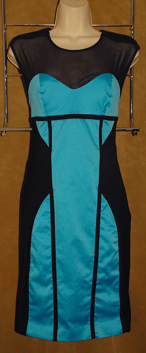 Bebe turquoise dress sale