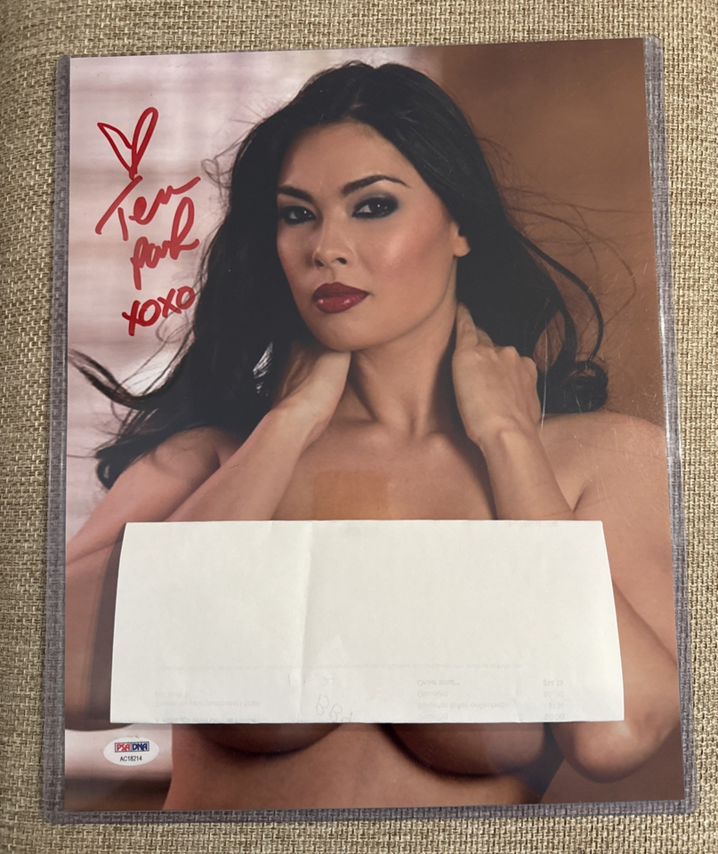 Tera Patrick Photo Signed 11x14 PSA COA Penthouse Maxim Playboy Adult