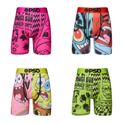 Ropa Interior Boxer De SpongeBob SquarePants Patrick Plankton