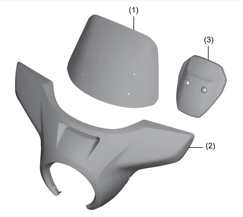 Honda rebel 2024 1100 windscreen fairing