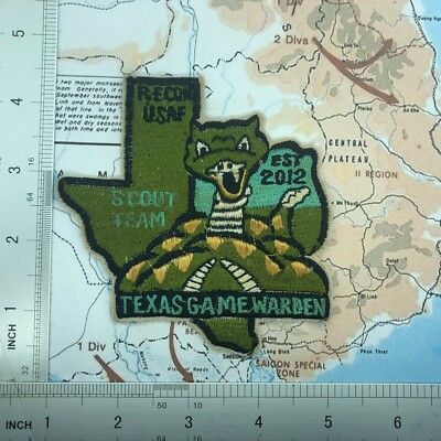  PATCH ,  PATCH , Texas Game Warden Special Ops Scout Team  ,  Patch , H1