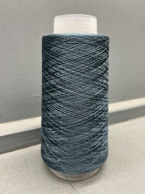 100g DUNKLE FLASCHENGRÜNE FARBE 2/80 NM 100% SEHR FEINES SEIDENGARN ABYSS
