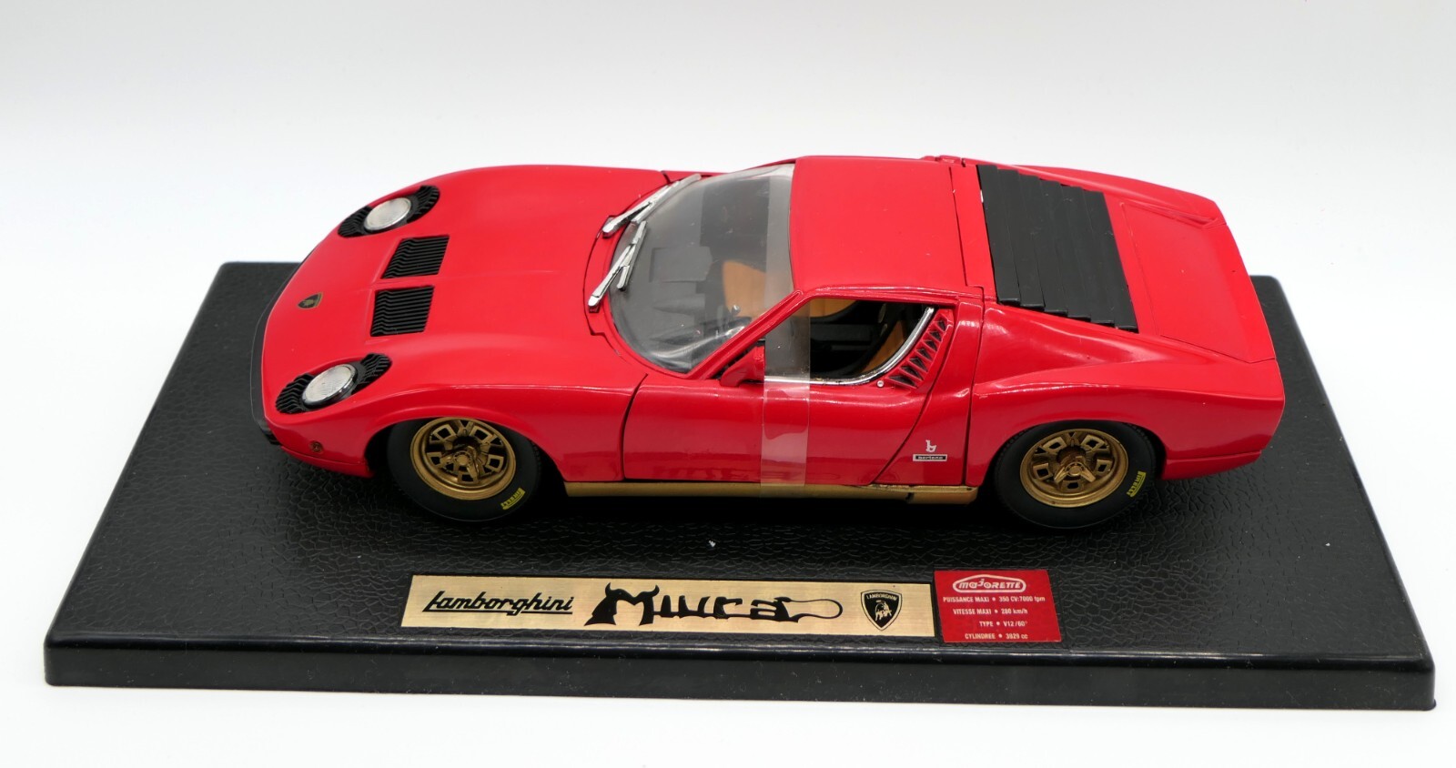 Lamborghini Miura 1970 Majorette 1/18 Platinium, l'excellence du Die-Cast pour collectionneurs