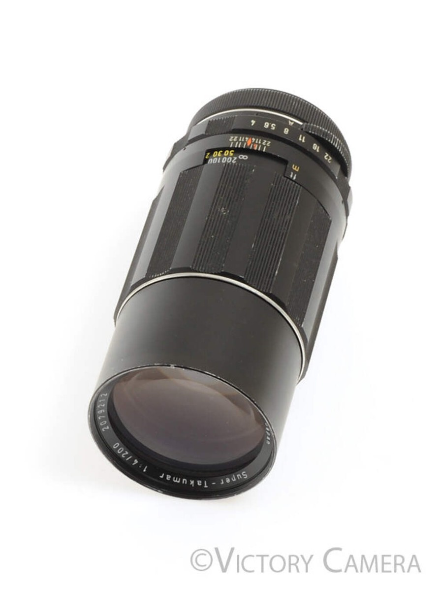 【M42】Takumar 200mm Macro Takumar 100mm Pentax Super-Takumar 200mm f4 M42 Screw Mount Lens [EXC] | eBay