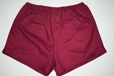 Herren DDR Turnhose Kurzhose Sporthose Dunkelrot...Größe 5,6,8,9,10,11,12,13