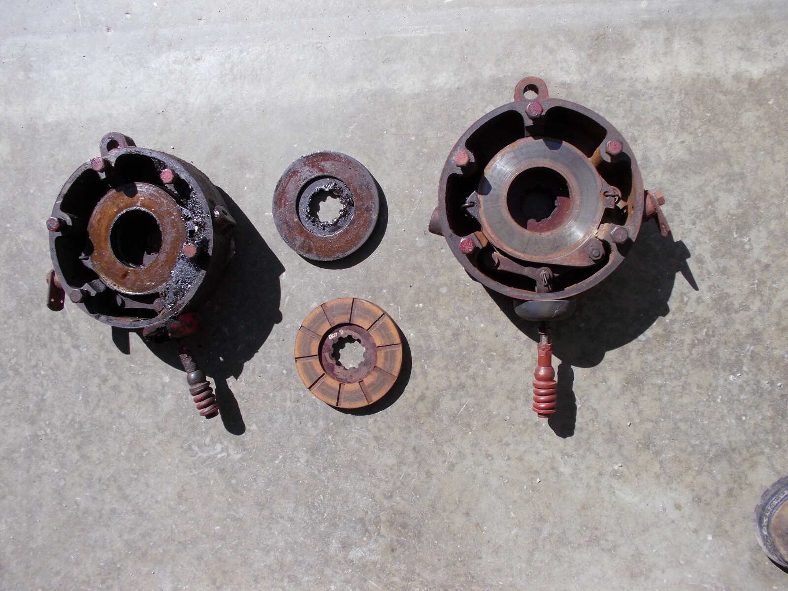 Farmall Super C SC tractor original IH pair set of disk disc brakes w