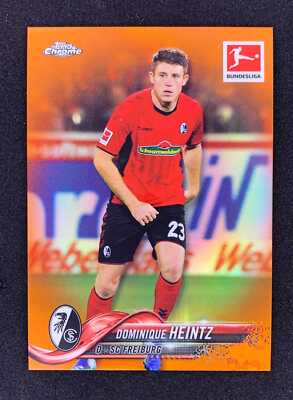 2018-19 Topps Chrome Bundesliga Dominique Heintz Orange /25 Freiburg