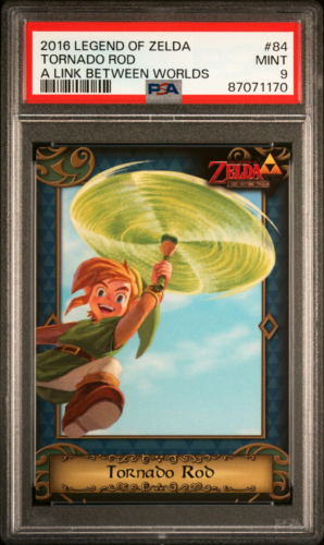 PSA 9 MINT Tornado Rod #84 Enterplay Legend of Zelda A Link Between Worlds 2016 - Picture 1 of 2