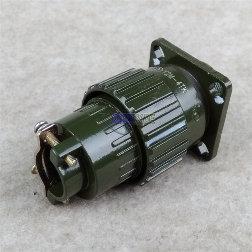 One New Military 20mm 4 Pin Twist Male Female Connector - Picture 2 of 3