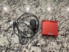 Red Nintendo Game boy advance sp