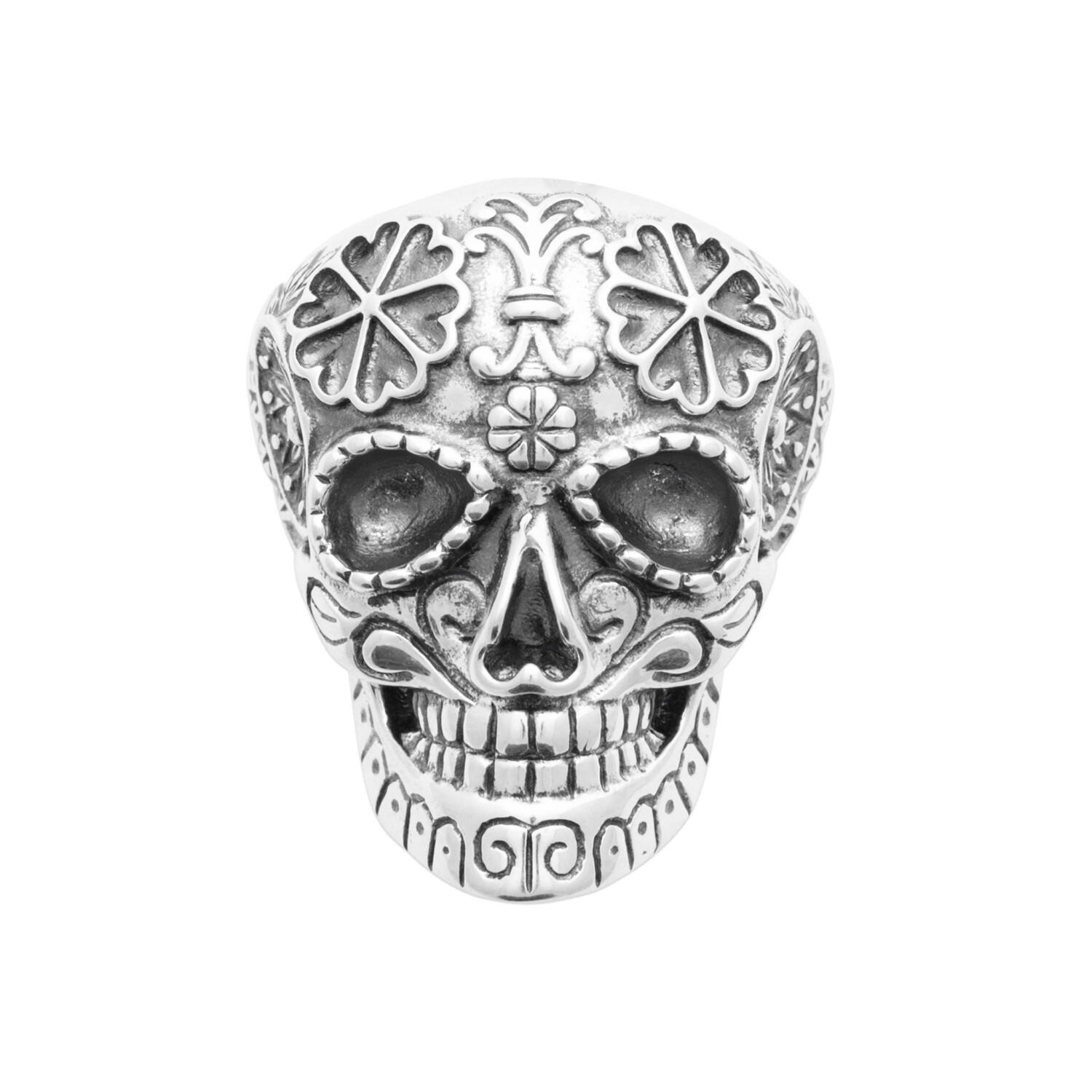 Bague tête de mort en argent massif 925, le cadeau idéal pour homme audacieux