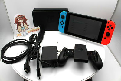 Nintendo Switch Console HAC-001 w/JoyCon Dock Charger HDMI Rank A Nintendo Switch Console HAC-001 w/JoyCon Dock Charger HDMI Rank A