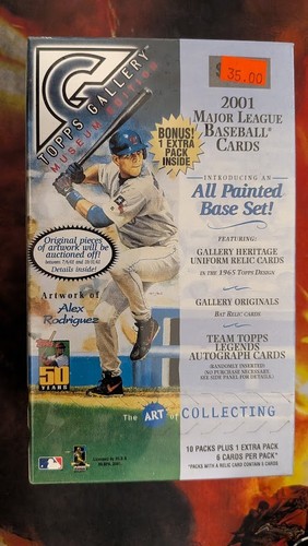 Blaster Box 2001 Topps Gallery card
