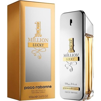 1 Million Lucky / Paco Rabanne EDT Spray 3.4 oz (100 ml) (m)