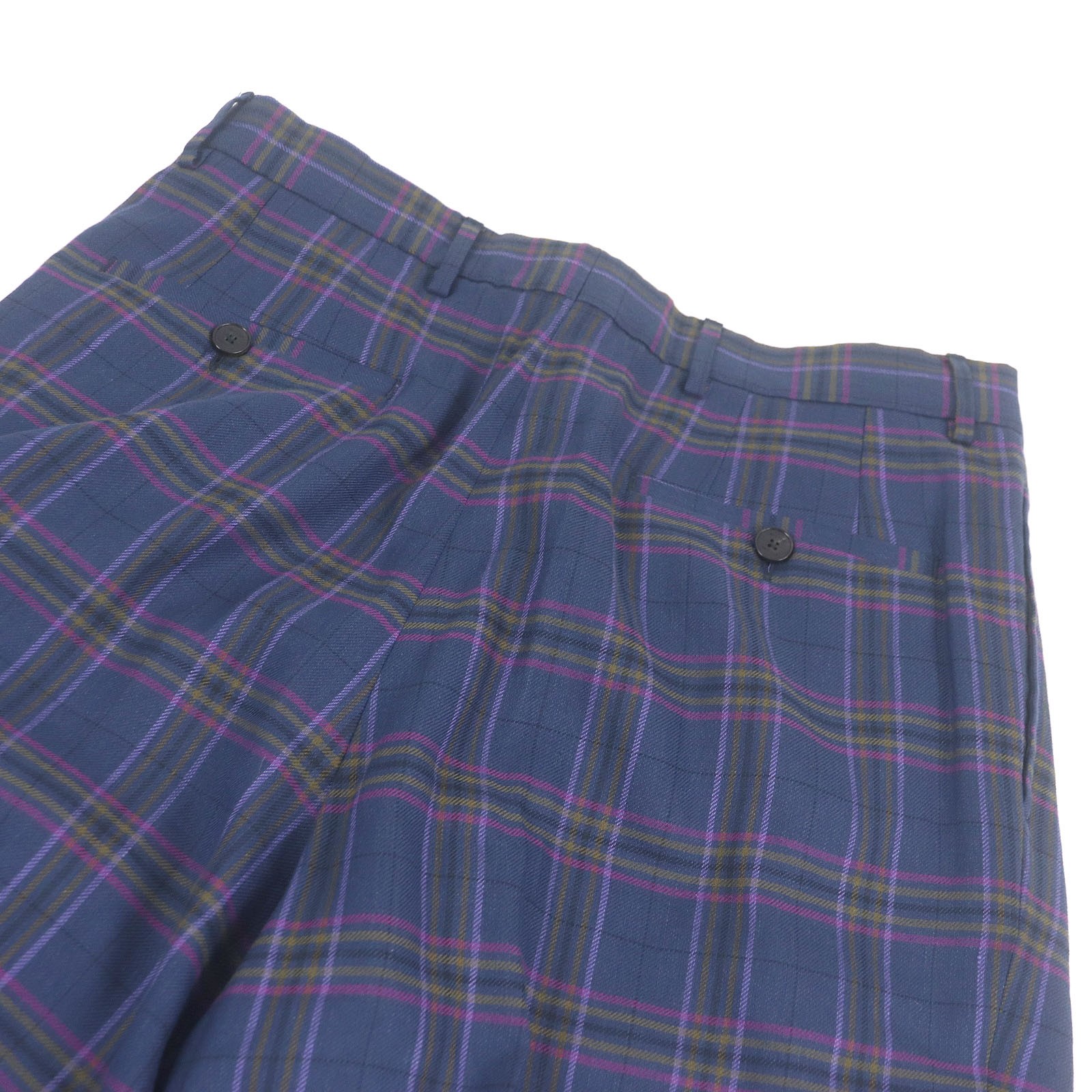 ETRO two-piece set Check Pattern Single Suit Top … - image 6