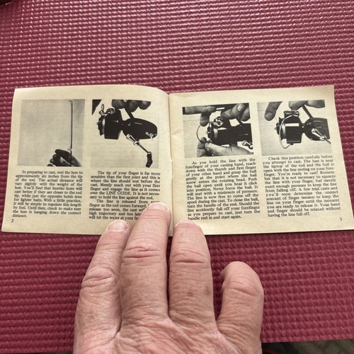 Vtg Garcia Mitchell Freshwater Fishing Reel Instruction Manual 25 Pages FRANCE - Picture 4 of 8
