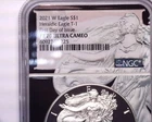 2021-W Proof American Silver Eagle NGC PF70UCAM , Very Nice, Problem free coin!!