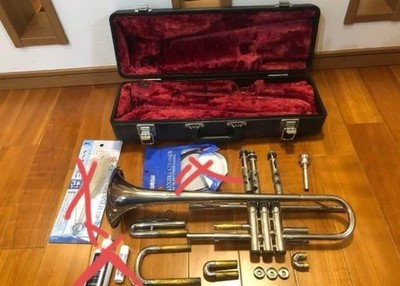 YAMAHA Trumpet YTR1310 YTR-1310 With Case and cleaner,brush