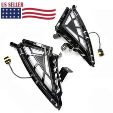 For 2021-2023 Hyundai Elantra Dual Color Led Drl Daytime Running Light Wturn