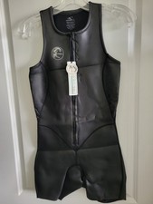 O'Neill Womens Sleeveless Front Zipper Shorty Wetsuit Size 10 Black
