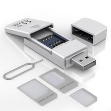 SIM Card Adapter Reader - Sim Card Adapter Kit, Micro, Nano, Standard Sim Car...
