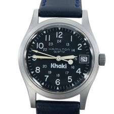 HAMILTON 9365B Wristwatch Khaki 90s Military Quartz Stainless steel / leather