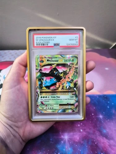 2016 Pokemon XY Evolutions M Venusaur EX 2/108 PSA 10 with Guard