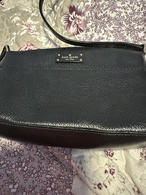 Kate Spade Black Pebbled Leather Grove Street Millie Crossbody Bag