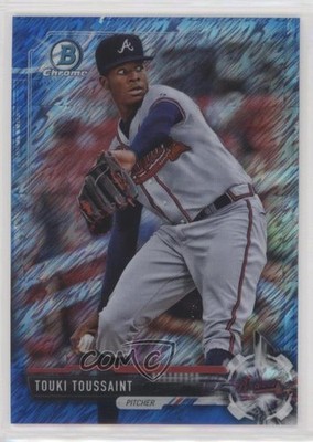 2017 Bowman Chrome Prospects Blue Shimmer Refractor 65/150 Touki Toussaint 0zc5