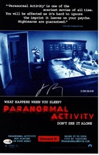 Jason Blum signed 11x17 Poster Producer Blumhouse Paranormal Activity