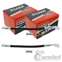 2X Mapco BremsschlÄUche Bremsschlauch AM Bremssattel Hinten Passend FüR Audi A4
