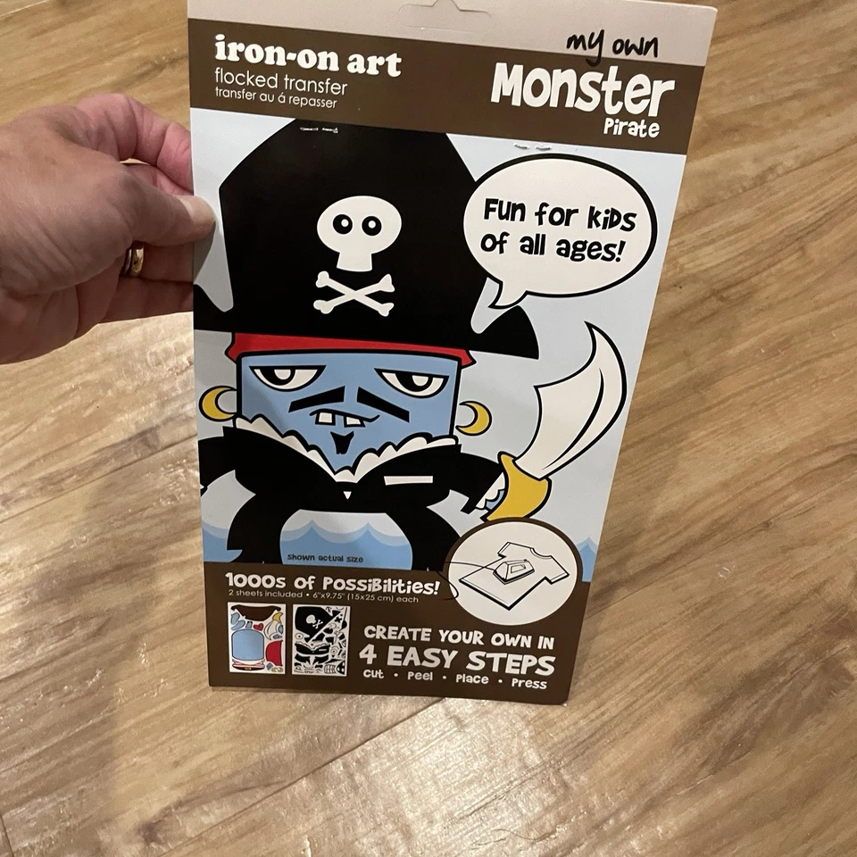 3 Packs My Own Monster Iron-on Soccer, Pirate, And Monster Packs With Some Extra - Image 4 of 4