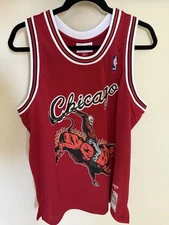 Juice WRLD X Bleacher Report X Mitchell & Ness Chicago Bulls Jersey Size Large