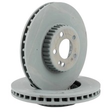 Mercedes-Benz Genuine Brake Discs Pair Compound Front Axle Fits C-Class W205