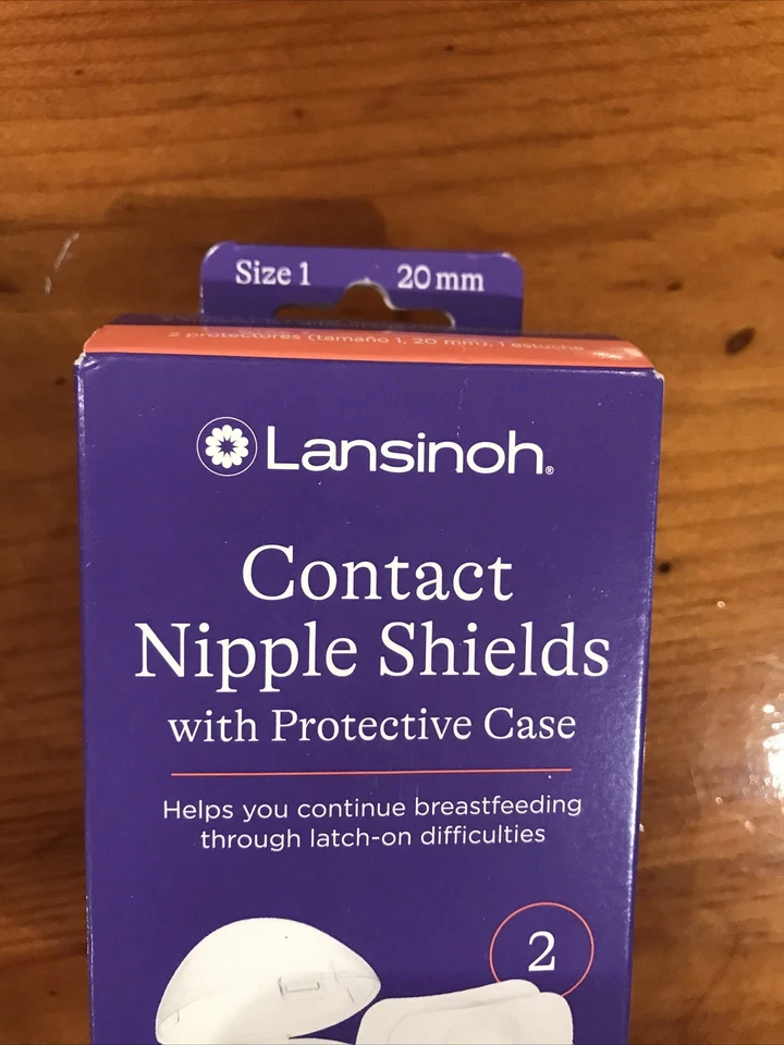 Protectores para pezones de contacto con estuche de transporte, paquete de 2, tamaño, 20 mm Foto 3 de 4