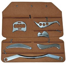 6 in 1Stainless Steel Gua Sha Scraping Massage Tool Set- IASTM Tool Set Great...