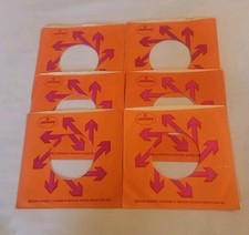 45 RPM 7" RECORD SLEEVES CO. SLEEVE 6 PACK SEE PHOTOS Mercury Records SLV322 